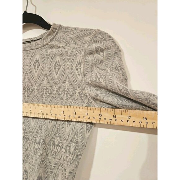 Smartwool Merino 250 Women XS Base Layer Pullover Top Nordic Geometric - Picture 9 of 12